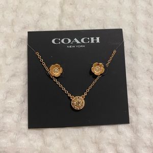 Coach Earring/Necklace Set!